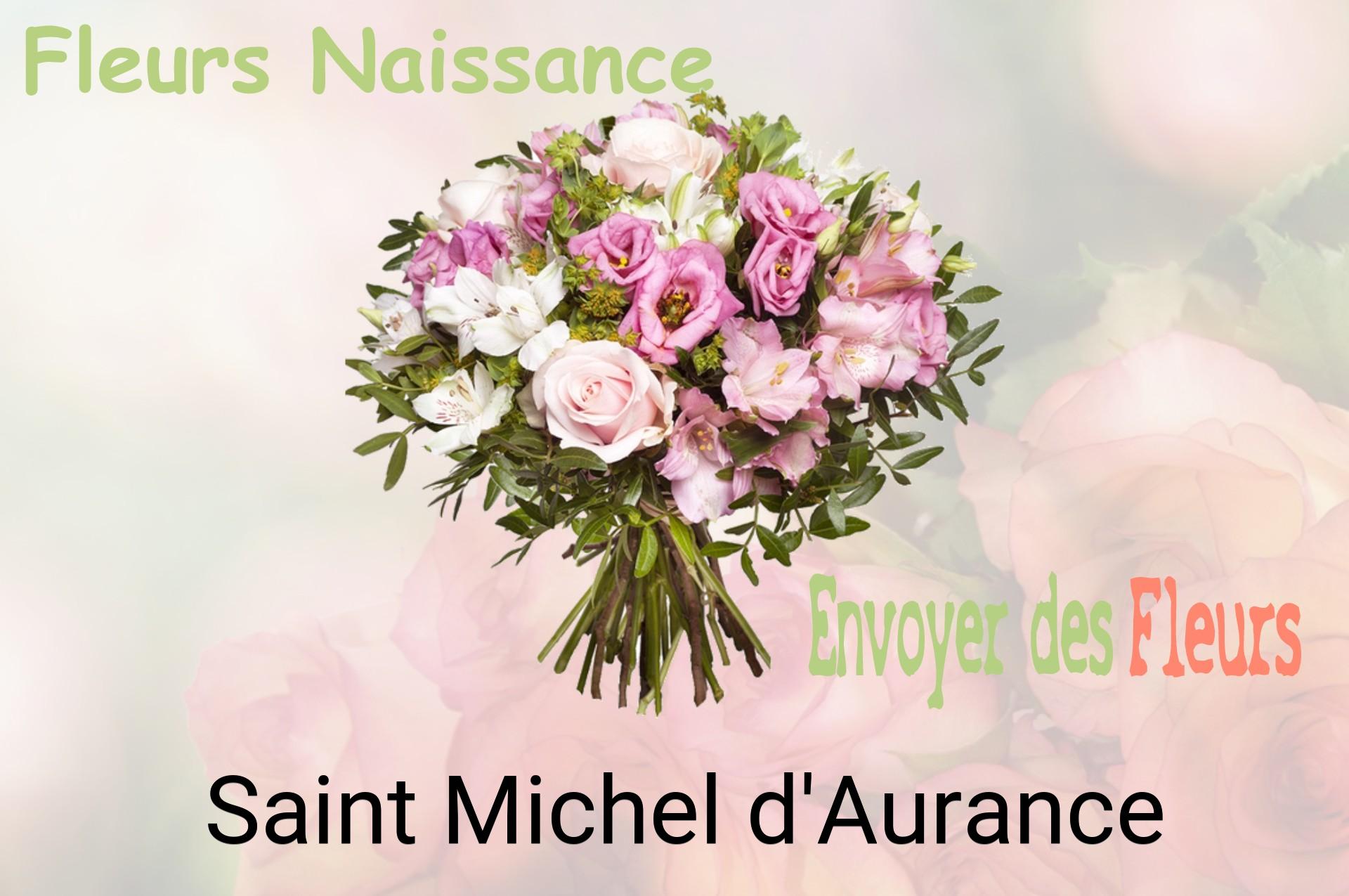 Bouquet de fleurs de naissance livré à Saint-Michel-d'Aurance